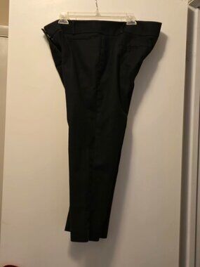 Loft Marisa Cropped Pants in Black